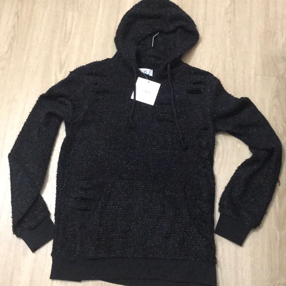 LF Sweaters - NWT🎈LF distressed oversized sweater hoodie/dress